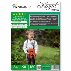 Фотобумага SHARCO A4 глянцевая двухсторонняя 160 г/м2 50 листов