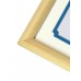 Фоторамка Формат-А деревянная "Ecoframe" 30x30 (4 фото 10x15) c художественным паспарту (голубая)