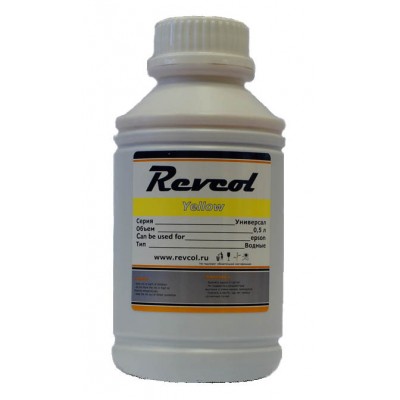 Чернила универсальные "Revcol" для принтеров Epson - 500мл (Yellow) водные