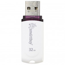 ФЛЭШ-КАРТА SMART BUY 32GB PAEAN БЕЛАЯ USB 2.0