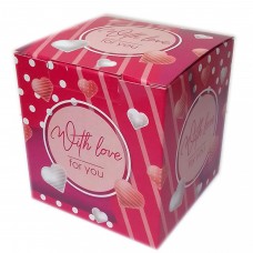 Коробка для кружки розовая "With Love"
