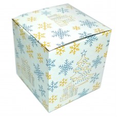Коробка для кружки "Снежинки" (КП-049)