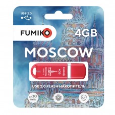 Флешка FUMIKO MOSCOW 4GB красная USB 2.0